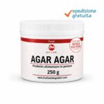 Agar Agar - Prodotto alimentare in polvere (E406) - Senza glutine - Utilizzo solo a caldo - Sostanza pura senza eccipienti