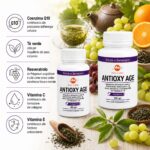 AntiOxy Age - Integratore in compresse con resveratrolo e altre sostanze ad azione antiossidante - immagine 3