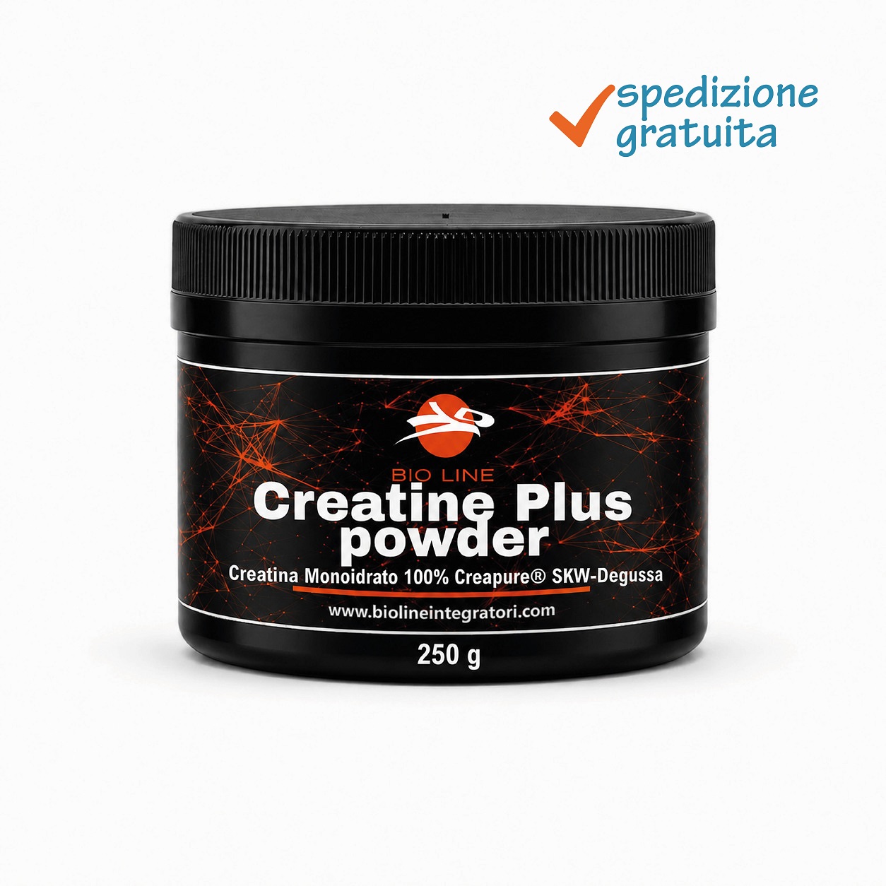 Creatine plus powder_250 g_sg Creatine Plus - Integratore in polvere di creatina Creapure® - Sostanza pura senza eccipienti - immagine 1