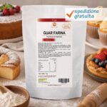 Guar Farina - Prodotto alimentare in polvere  (E412) - Senza glutine - Sostanza pura senza eccipienti