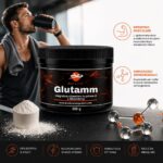 Glutamm - Integratore in polvere di L-glutammina - Sostanza pura senza eccipienti - immagine 2