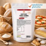 Xantano Gomma - Prodotto alimentare in polvere (E415) - Senza glutine - Sostanza pura senza eccipienti