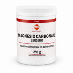 Magnesio Carbonato - Prodotto alimentare in polvere (E504) - Sostanza pura senza eccipienti - Fonte di magnesio