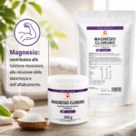 Magnesio Cloruro - Integratore in polvere di magnesio utile per la funzione muscolare - Sostanza pura senza eccipienti - immagine 2