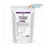 Magnesio Cloruro - Integratore in polvere di magnesio utile per la funzione muscolare - Sostanza pura senza eccipienti