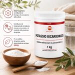 Potassio Bicarbonato - Prodotto alimentare in polvere E501(ii) - Sostanza pura senza eccipienti - Fonte di potassio - immagine 2
