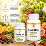 Vitamin B12 - Integratore in compresse masticabili di vitamina B12 metilcobalamina - Utile per la formazione dei globuli rossi e per la riduzione della stanchezza - immagine 3