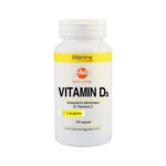 Vitamin D3 - Integratore in capsule di vitamina D - Utile per il mantenimento di ossa