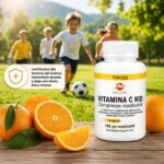 Vitamina C Kid - Integratore in compresse masticabili di vitamina C - Utile per l'azione antiossidante - immagine 2