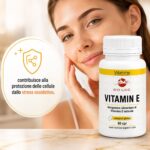 Vitamin E - Integratore in compresse di vitamina E - Utile per l'azione antiossidante - immagine 2