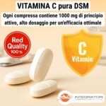Vitamina C TAB Red Quality (DSM) - Integratore in compresse di vitamina C - Utile per l'azione antiossidante - immagine 5