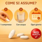 Vitamina C TAB Red Quality (DSM) - Integratore in compresse di vitamina C - Utile per l'azione antiossidante - immagine 2