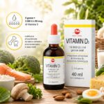 Vitamin D3 - Integratore in gocce di vitamina D - Utile per il mantenimento di ossa - immagine 2
