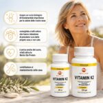 Vitamin K2 Menachinone-7 - Integratore in compresse di vitamina K - Utile per il mantenimento delle ossa - immagine 3