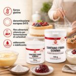 Xantano Gomma - Prodotto alimentare in polvere (E415) - Senza glutine - Sostanza pura senza eccipienti - immagine 4