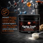 Zauber Trank - Integratore in polvere di aminoacidi, estratti vegetali, caffeina e vitamine - Ideale per il pre-allenamento - immagine 2