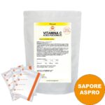 Acido Ascorbico - Integratore in polvere in bustine di vitamina C ad azione antiossidante - Sostanza pura senza eccipienti
