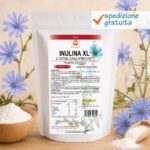 Inulina di Cicoria XL - Catena lunga - Prodotto alimentare in polvere - Senza glutine e Senza eccipienti