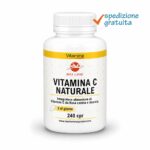 Vitamina C Naturale- Integratore in compresse di vitamina C - Utile per l'azione antiossidante