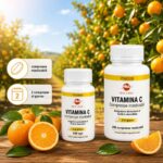Vitamina C - Integratore in compresse masticabili a base di vitamina C - Utile per l'azione antiossidante - immagine 3