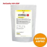 Acido Ascorbico Red Quality (DSM) - Integratore in polvere in busta di vitamina C ad azione antiossidante - Sostanza pura senza eccipienti
