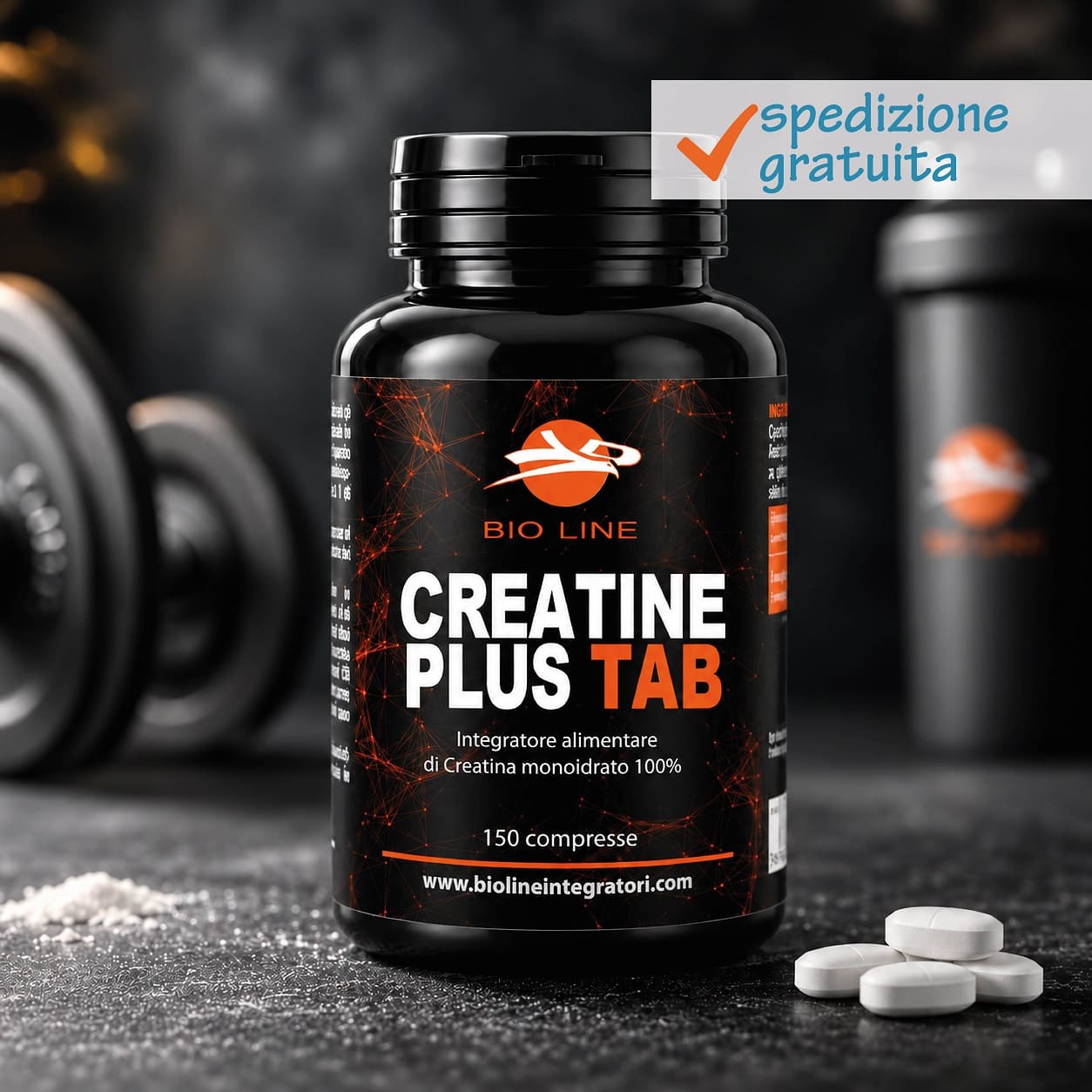 Creatine plus_150cpr_1 Creatine Plus - Integratore in compresse di creatina - immagine 1