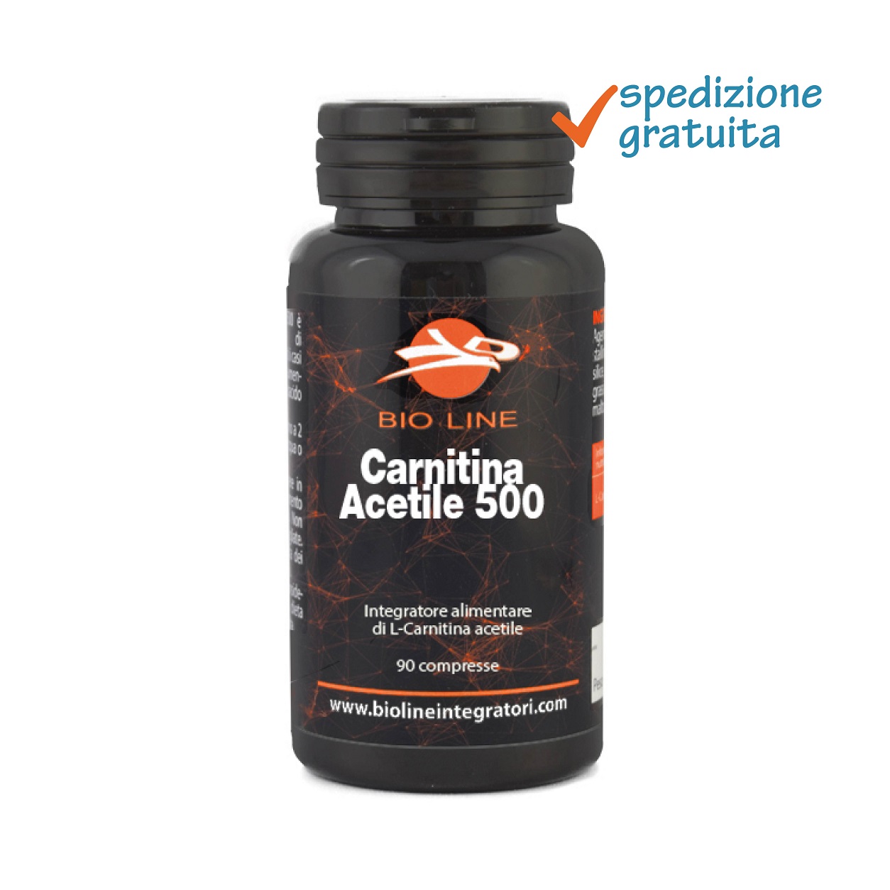 carnitina acetile 90 cpr_sg Carnitina Acetile - Integratore in compresse di acetil L-carnitina - immagine 1