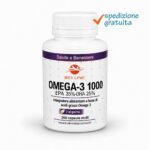 Omega 3 - Integratore in capsule molli di omega 3 - Utili per il controllo dei livelli di trigliceridi e della pressione sanguigna